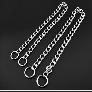 लक्जरी भारी शुल्क गला घोंटना श्रृंखला कुत्ते कॉलर पर्ची martingale पी श्रृंखला स्टेनलेस स्टील कुत्ते गला घोंटना श्रृंखला - Product Image 4