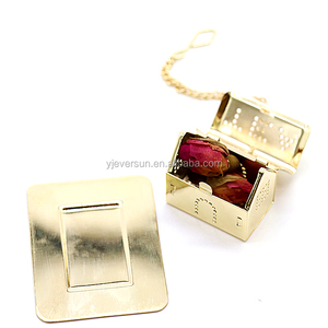 Infuseur à feuilles de thé avec plateau, en acier inoxydable, plaqué <span class=keywords><strong>or</strong></span>, ample, à livraison gratuite, 2017 - Product Image 3