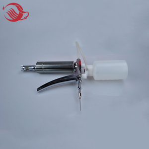Jeringa de latón de <span class=keywords><strong>2</strong></span> ml con botella, jeringa automática veterinaria para vacuno para pollo/aves de corral/cerdo/ganado - Product Image 3