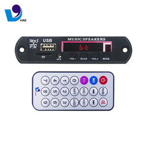 12V Hoge Kwaliteit Mp3/Mp4/Mp5 Fm Radio Bluetooth Mp3 Wma Decoder Board