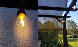 E27 LED Cadena de luz al aire libre de S14 Edison bombilla Led Serie luces 48ft 15 sockects-enchufe de la UE - Product Image 3