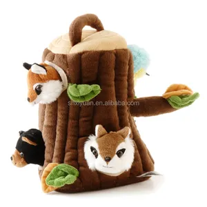 Best Selling Pluche Talking Jungle Dieren Speelgoed Set Speelt Geluiden