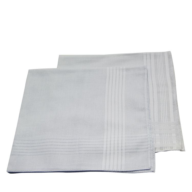 Custom Design Drawing Organic Cotton Handkerchief for Men