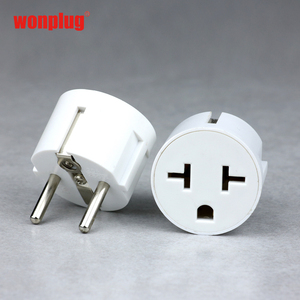 <span class=keywords><strong>USA</strong></span> per Euro Europe US 2 Pin piatto per EU 2 <span class=keywords><strong>presa</strong></span> a perno rotondo <span class=keywords><strong>adattatore</strong></span> per spina noi - Product Image 3
