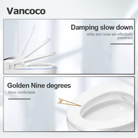 Vancoco Sourire 3 système de maison intelligente salle de bain séchage à l'air chaud électrique chauffée toilettes bidet tolite usine en Chine