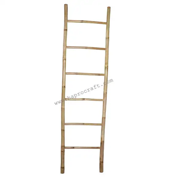 Natural bamboo ladder, bamboo furniture for home and garden decor, home accessories (GT 767)