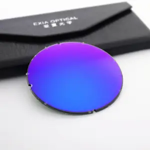 Lenti per occhiali da sole specchio blu polarizzato Super Hydrophobia lenti da sole all'ingrosso impermeabili serie P6 EXIA OPTICAL