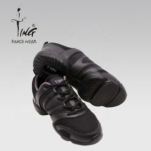 Scarpe da ballo sportive professionali nuove scarpe da ballo con tacco basso in pelle scarpe da ballo Jazz - Product Image 4