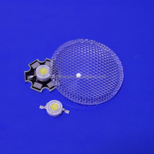 Lentille <span class=keywords><strong>LED</strong></span> <span class=keywords><strong>38MM</strong></span> PMMA 60 degrés lentille Plano convexe pour 1W 3W - Product Image 3