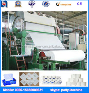 Caliente venta de 2880 mm fabricación de papel de tejido máquina con materia prima de caña de azúcar - Product Image 3