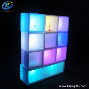 Barato moderno iluminado macetas útil cubo LED muebles - Product Image 3