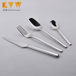 Elegant Custom Sterling Silver Flatware Stainless Steel <strong>Cutlery</strong> Modern