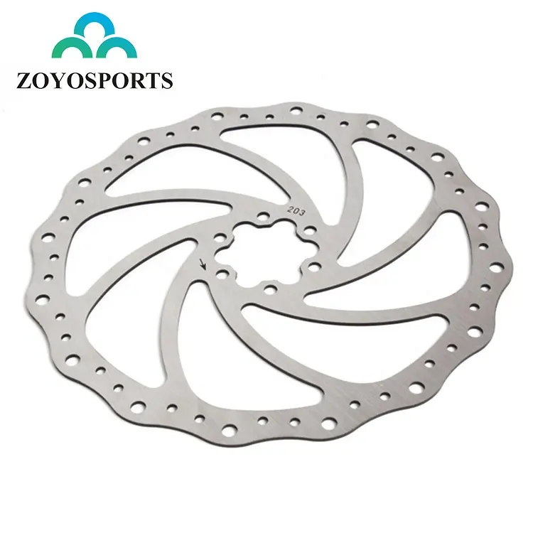 Zoyosports disco de rotor de bicicleta, 203mm de alta qualidade 8 polegadas bandeja do disco de freio de bicicleta mtb