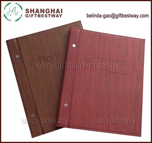 A4 haute qualité couverture de Menu boisson liste de menu en cuir <span class=keywords><strong>dossier</strong></span> de menu - Product Image 6