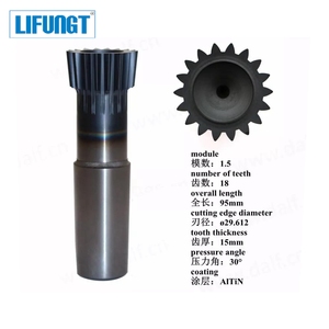 Coupe-engrenage électrique en carbure, outil de coupe d'engrenage <span class=keywords><strong>à</strong></span> effet chanfrein - Product Image 6