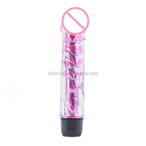 DD-033/En Cristal Vibrant Multi-vitesses <span class=keywords><strong>Super</strong></span> Souple Forte Vibration Gode - Product Image 4