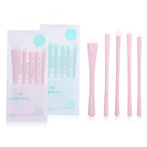 Lameila Gesichts maske Applikator Pinsel 5 Stück Hautpflege Diy Lip mask Eye Tragbare Silikon Kosmetik Pinsel Set Make-up Pinsel D0891