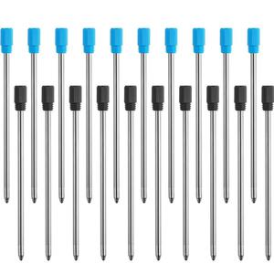 बदली Ballpoint कलम केवल एक बार चिकनी लेखन 1mm मध्यम टिप (काले और नीले रंग) - Product Image 6