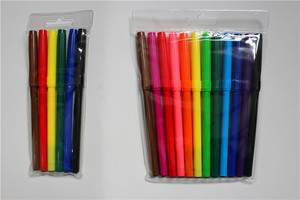 Dratec marque 12 pack Multi couleurs épaisses marqueurs d'art lavable <span class=keywords><strong>feutre</strong></span> marqueur de couleur - Product Image 2