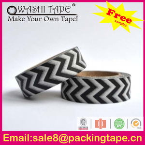 Wasi Tape Zig zag blanco y negro - Product Image 1