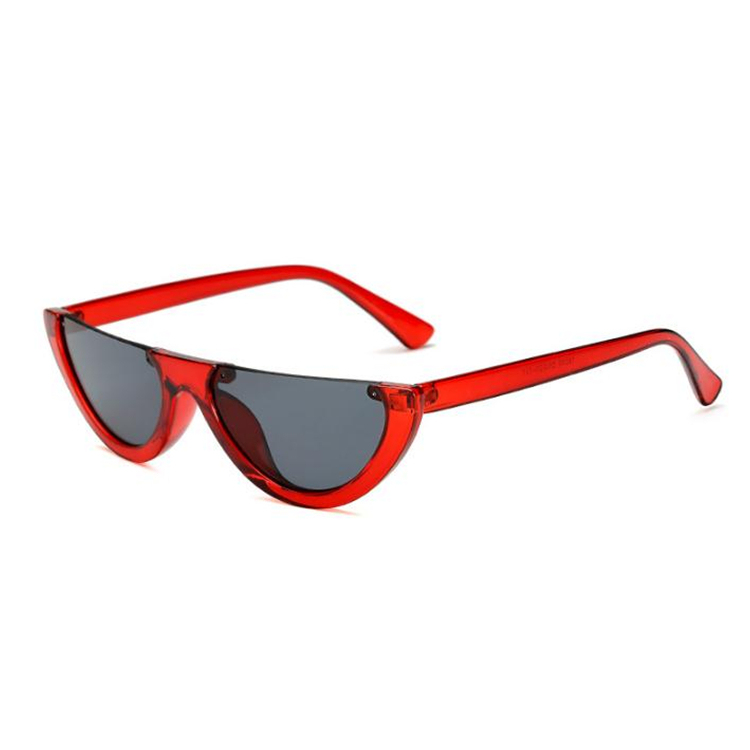 2018 último modelo semi-media luna cat eye sunglasses