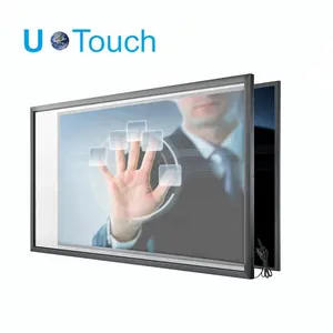 ИК сенсорный экран с большим пальцем 90 дюймов, многоуровневый экран 6 10 16 32 40, без стекла