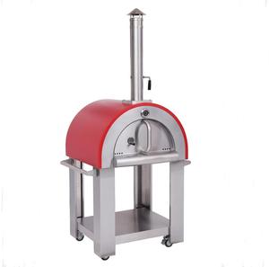 Legno sparato in acciaio inox forno per la pizza