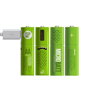 <span class=keywords><strong>Batterie</strong></span> Ricaricabili AA/AAA Personalizzate da Fabbrica 1000mAh <span class=keywords><strong>NiMH</strong></span> 1.2V con Porta di Ricarica Micro-USB per Torce e Elettronica di Consumo - Product Image 5