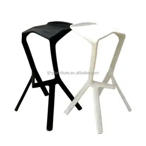 Best Bar Stools For Kitchen / Contemporary Sex Plastic High Chair PP Barstool For Sale