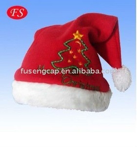 Santa claus navidad de la felpa tapa sombrero de navidad artículos x'mas - Product Image 1