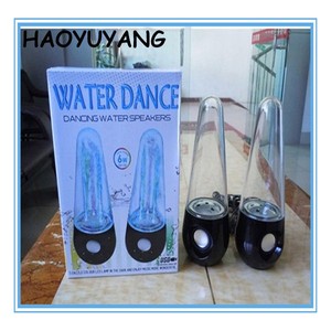 LED de Color Cambio de Agua Altavoz Altavoz Grande de Aguas <span class=keywords><strong>Danzantes</strong></span> Altavoz Botella de Vidrio Material - Product Image 1