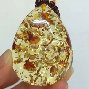 <strong>China</strong> Gemstone Jewelry Wholesale Natural Safflower <strong>Amber</strong> Necklace for Women Beautiful rare <strong>Amber</strong> <strong>Pendant</strong>