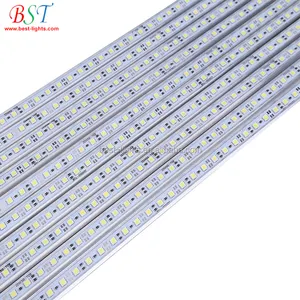 LED Strips with profile custom length LED aluminum profile full glue waterproof LED lighting for beverage cooling refrigerator