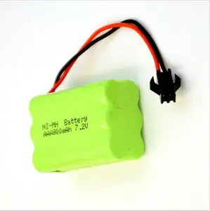 전기 면도기를 위한 2.4V AA 크기 1000Mah Nimh 재충전 전지 팩