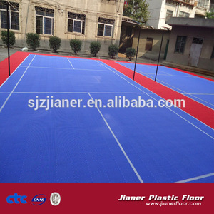 Enclavamiento azulejos PP piso de enclavamiento para el deporte los tribunales - Product Image 4