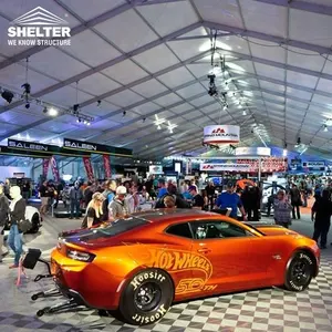 30m width auto car trade show exhibition tents for sale in china