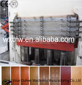 เครื่องกดผิวประตูอู๋ซี / เครื่องกดร้อนผิวประตูเมลามีน HDF / เครื่องทำประตูไม้ - Product Image 3