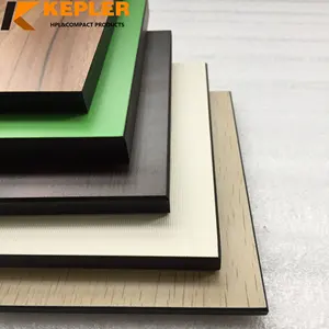 开普勒 6毫米 8毫米 12毫米厚度固体木纹纹理低价格酚醛树脂紧凑型层压 hpl 台面板供应商