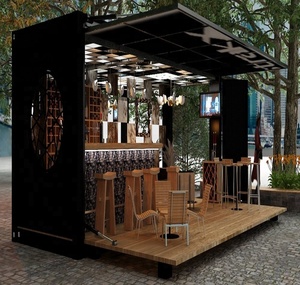Moderna cafetería contadores Café bar 40ft contenedor tienda booth quiosco de comida modular contenedor de envío <span class=keywords><strong>restaurante</strong></span> - Product Image 5