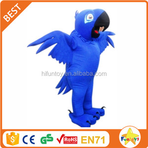Costumes de mascotte pour adultes Funtoys CE Blue Parrot, personnage de dessin animé - Product Image 2