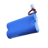 الصانع 2 خلية بطارية أيون الليثيوم حزمة مع PCM 7.4v 3000mah 18650 قابلة للشحن أيون