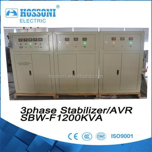 40年HOSSONI AVR工業用AC電圧安定剤SBW-F 1200KVA/1250KVA独立制御純粋銅 - Product Image 2