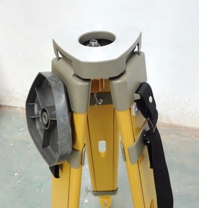 Trépied d'arpentage en bois de Station totale robuste 10kg JMZ-2 de trépied d'instruments optiques à double verrouillage pour la cartographie - Product Image 2