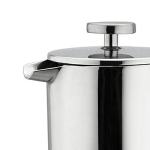 Petit Acier Inoxydable Presse Française 3 tasses (4 oz chacune) piston À café Presse Pot Meilleur Infuseur À Thé Fabricant Qualité Cafetière - Product Image 6