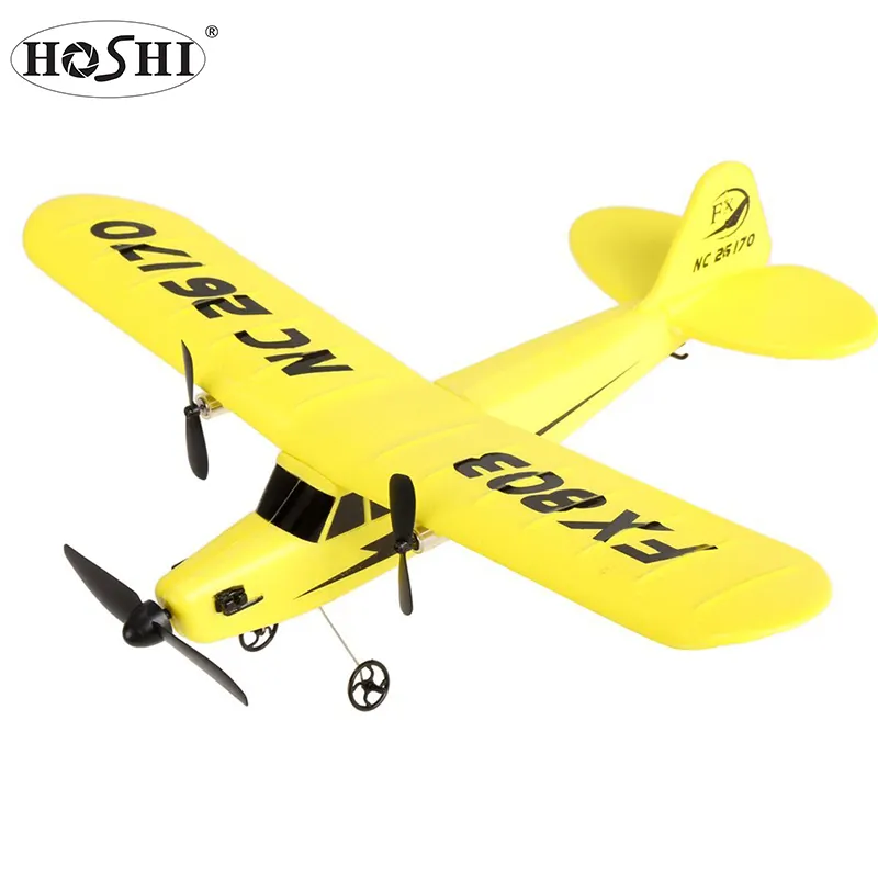 Hoshi Fly Beer FX-803 FX803 2CH 2.4G Gyro Rc Vliegtuigen Zweefvliegtuig Vliegtuig Voor Kid Speelgoed Kerstcadeau