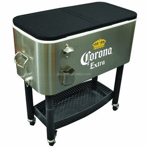รถเข็นปาร์ตี้โลหะ 73 ลิตร สำหรับแช่เบียร์เย็น - Product Image 1