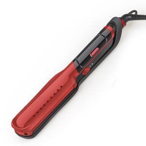 Doble propósito para rizar permanente de maíz temperatura constante Anti escaldado recubierto de cerámica 2 en <span class=keywords><strong>1</strong></span> placa ancha alisador de pelo - Product Image 4