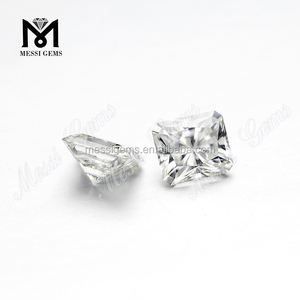 Alta Calidad <span class=keywords><strong>DF</strong></span> Blanco Sueltos Octágono Anillo de Piedra <span class=keywords><strong>Moissanite</strong></span> Sintético - Product Image 5