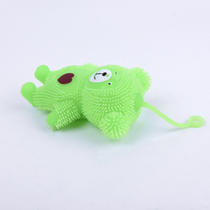 <span class=keywords><strong>2020</strong></span> produit populaire TPR Animal Bear jouets clignotant jouet de balle pour enfants - Product Image 2