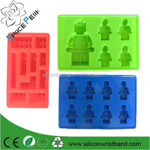 2016 type de Lego Muffin Silicone bac à glaçons gâteau chocolat moules moules de glace moules Silicone de bonbons - Product Image 1